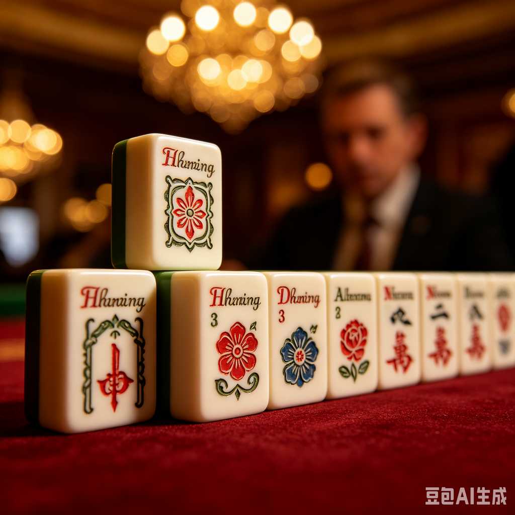 bright print mahjong tiles